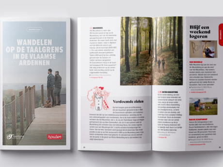 Wandelen op de taalgrens in de Vlaamse Ardennen