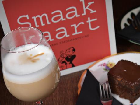 Smaakkaart met koffie
