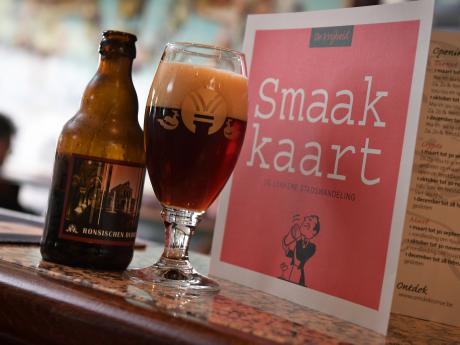 Smaakkaart met bier