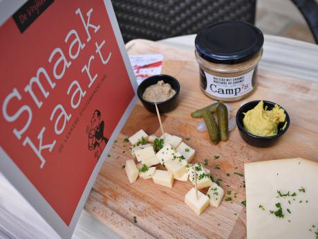Smaakkaart proevertje kaas