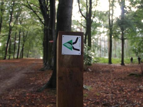 bordje natuurloop