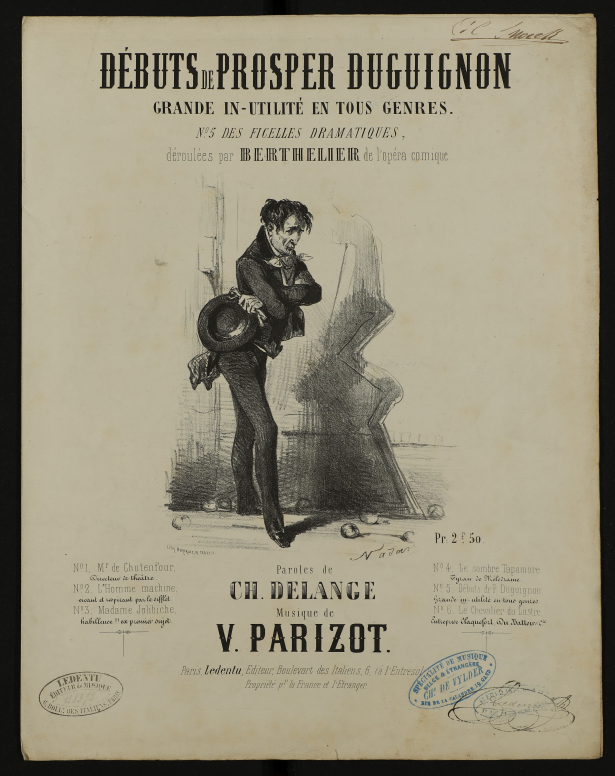 Lithografie van Nadar 1820-1910
