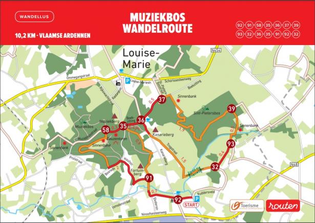 Muziekboswandelroute