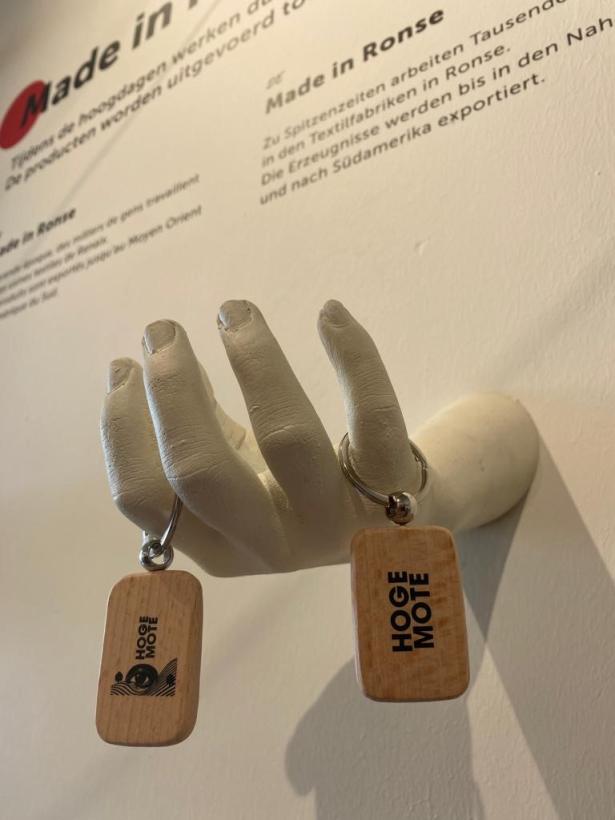 Houten sleutelhanger