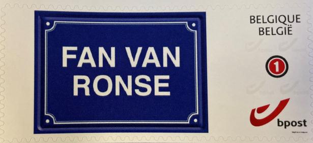 Postzegel Fan van Ronse
