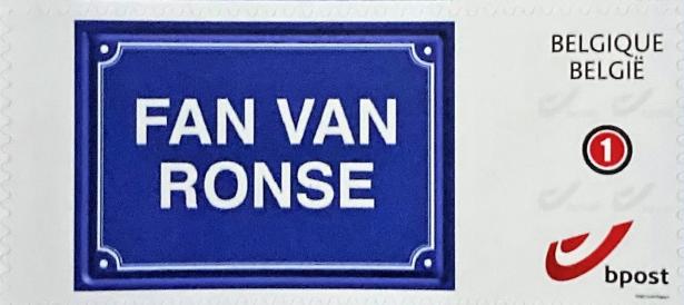 Postzegel Fan van Ronse